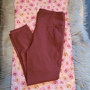 Lululemon final lap crop hi-rise 23" savannah